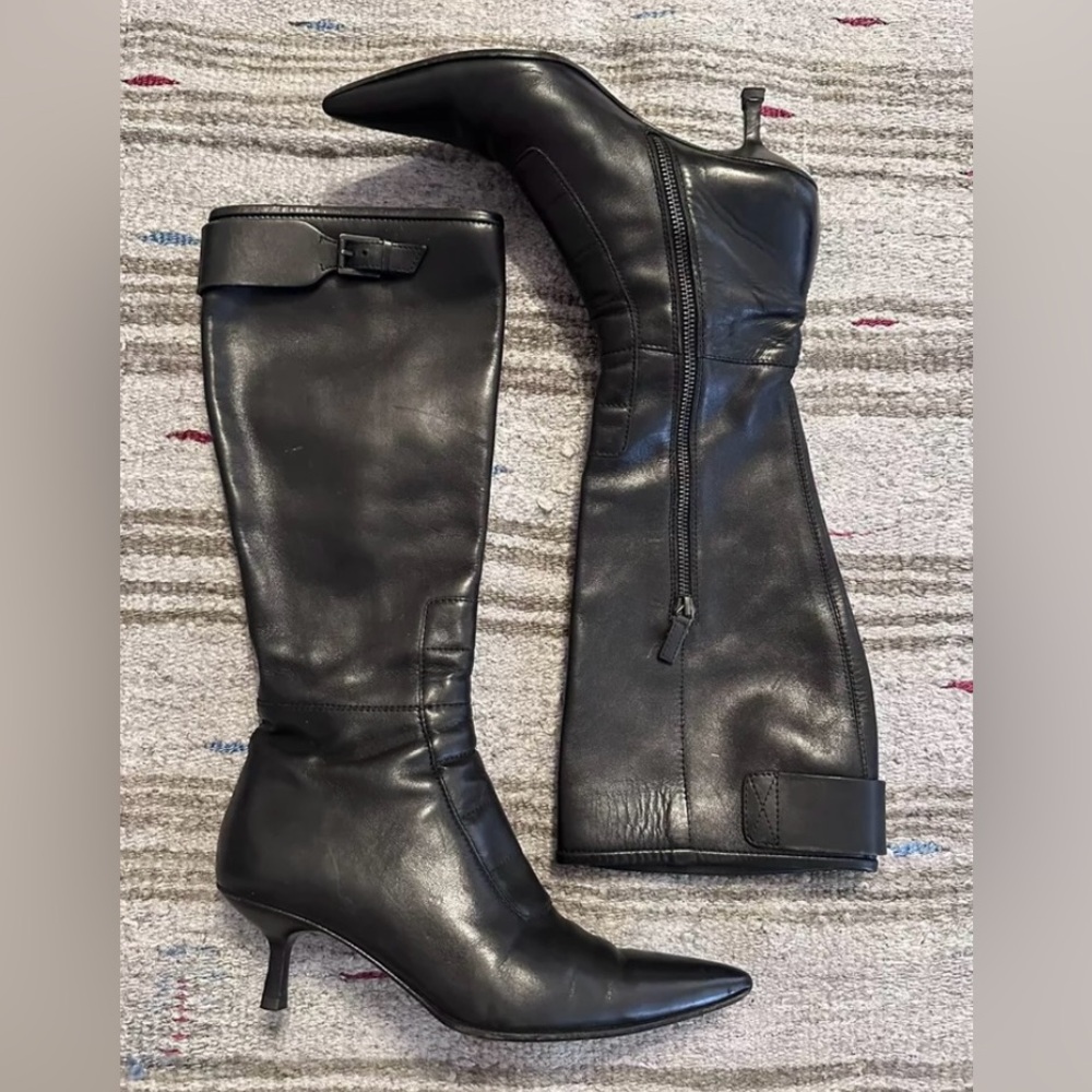 Gucci by Tom Ford Vintage Moto Knee Boots